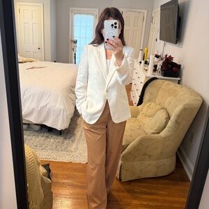 Linen Blazer, New Without Tags